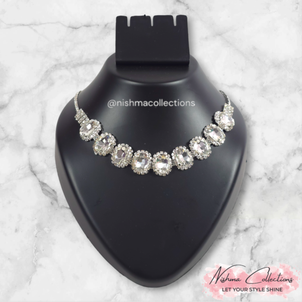 Sparkling Mirror Necklace Set - Image 2