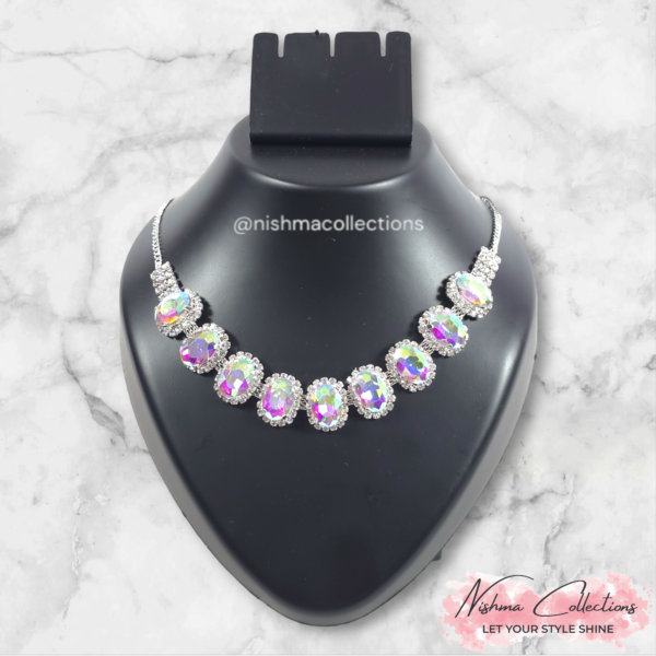 Vibrant Rainbow Necklace Set - Image 2