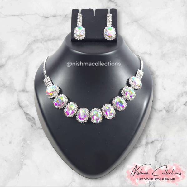 Vibrant Rainbow Necklace Set - Image 4